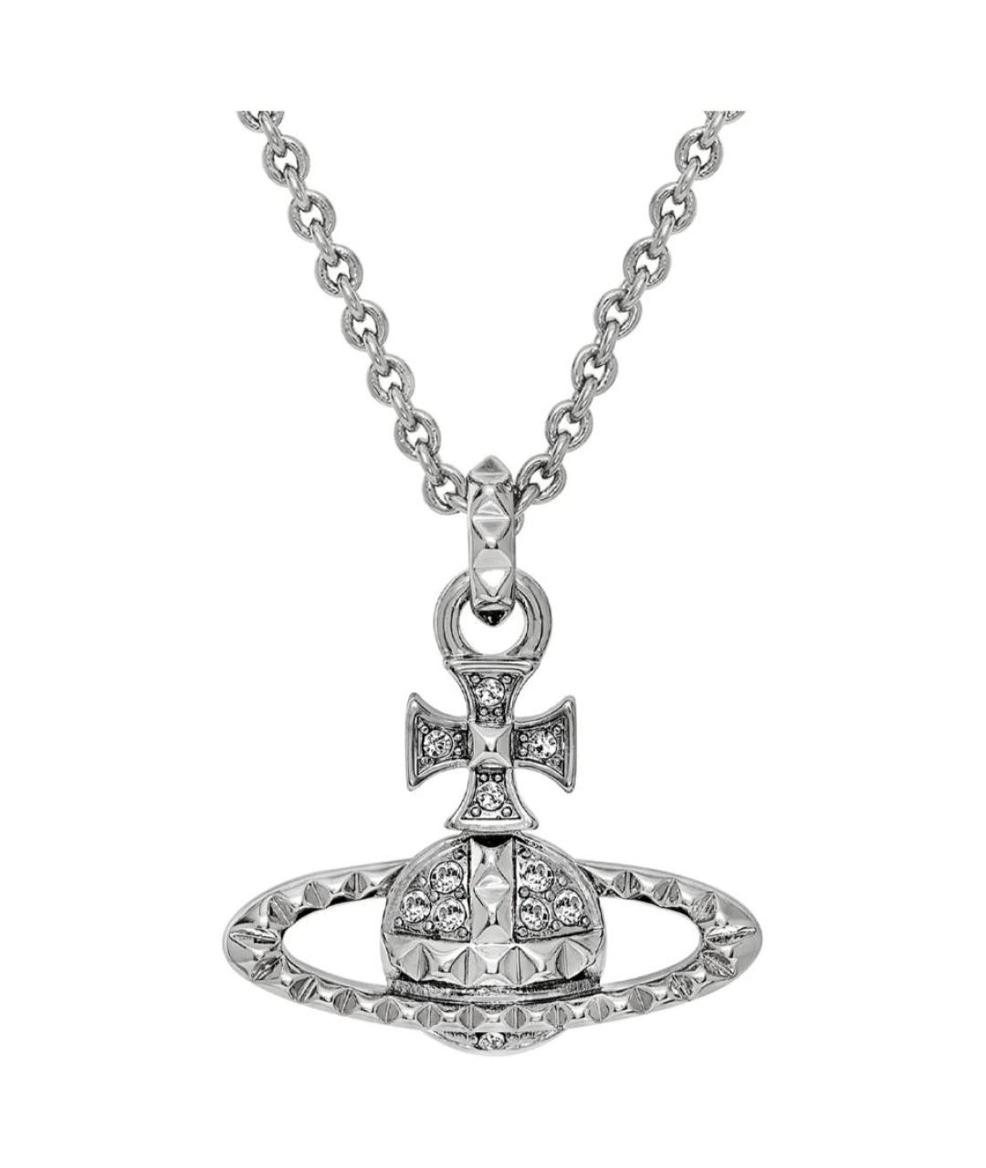 VIVIENNE WESTWOOD Серебряная металлическая цепочка, фото 3