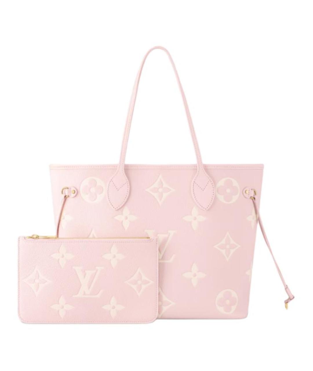 LOUIS VUITTON Розовая кожаная сумка через плечо, фото 3