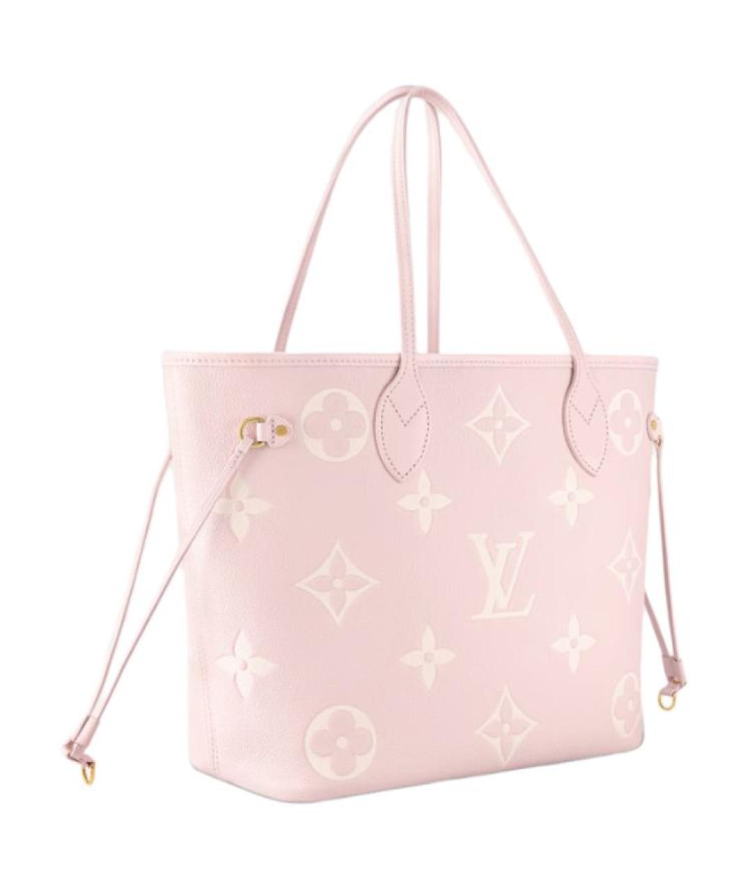 LOUIS VUITTON Розовая кожаная сумка через плечо, фото 2