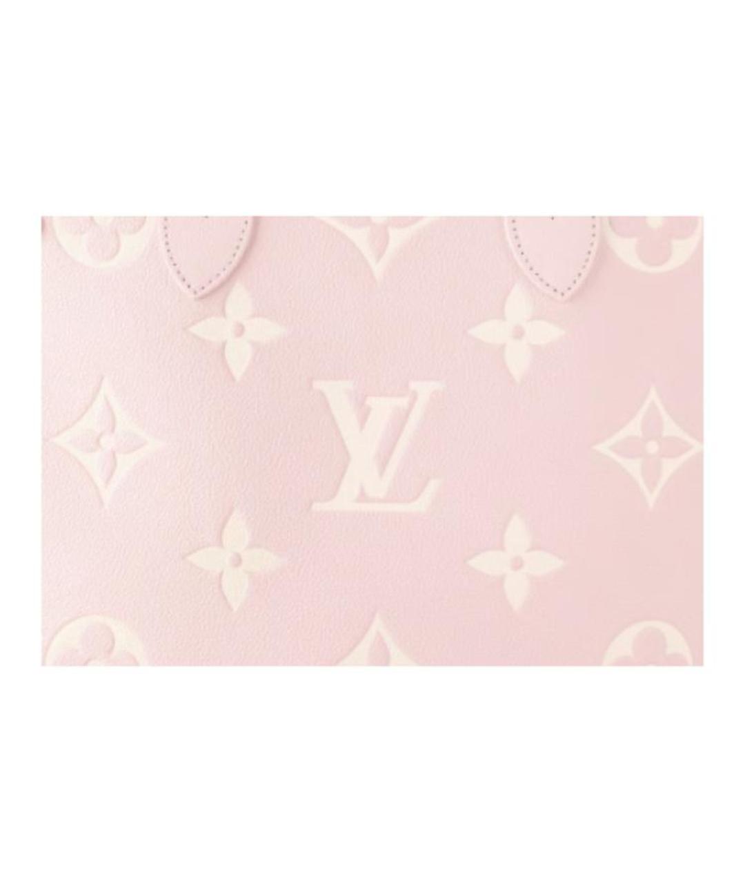 LOUIS VUITTON Розовая кожаная сумка через плечо, фото 5