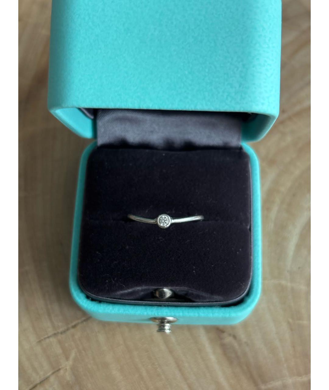 TIFFANY&CO Белое платиновое кольцо, фото 4