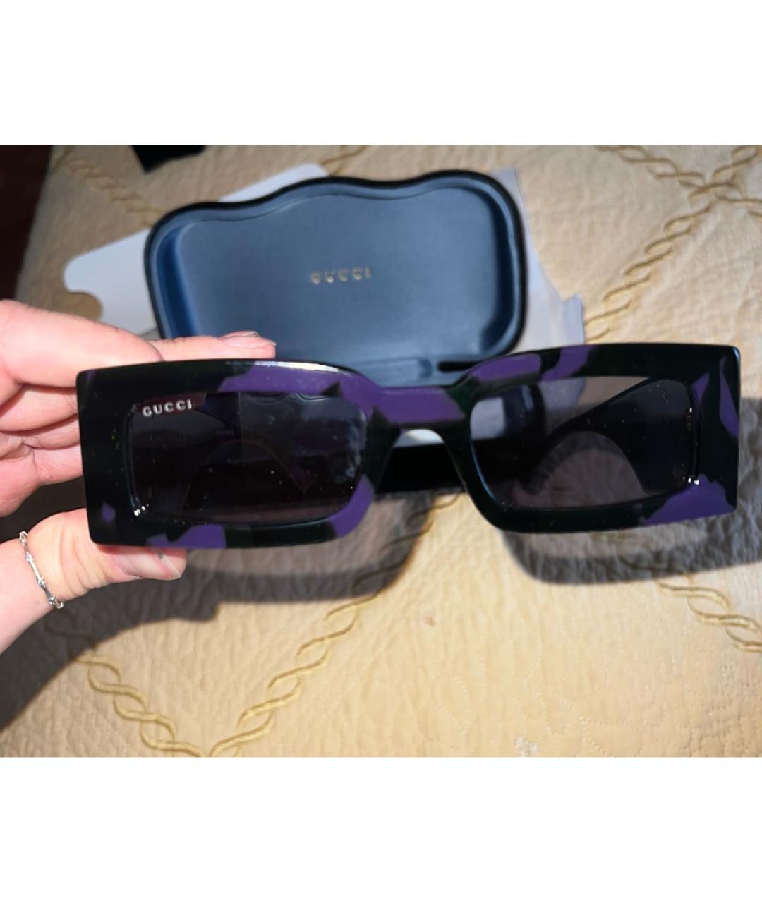 GUCCI Пластиковые солнцезащитные очки, фото 8