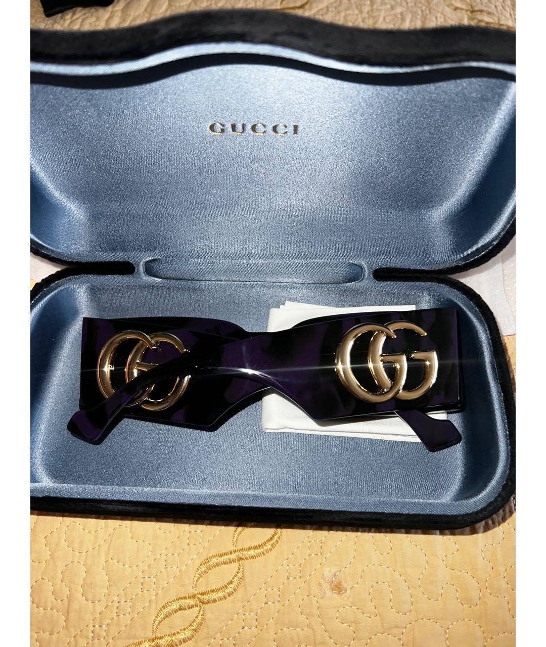 GUCCI Пластиковые солнцезащитные очки, фото 5