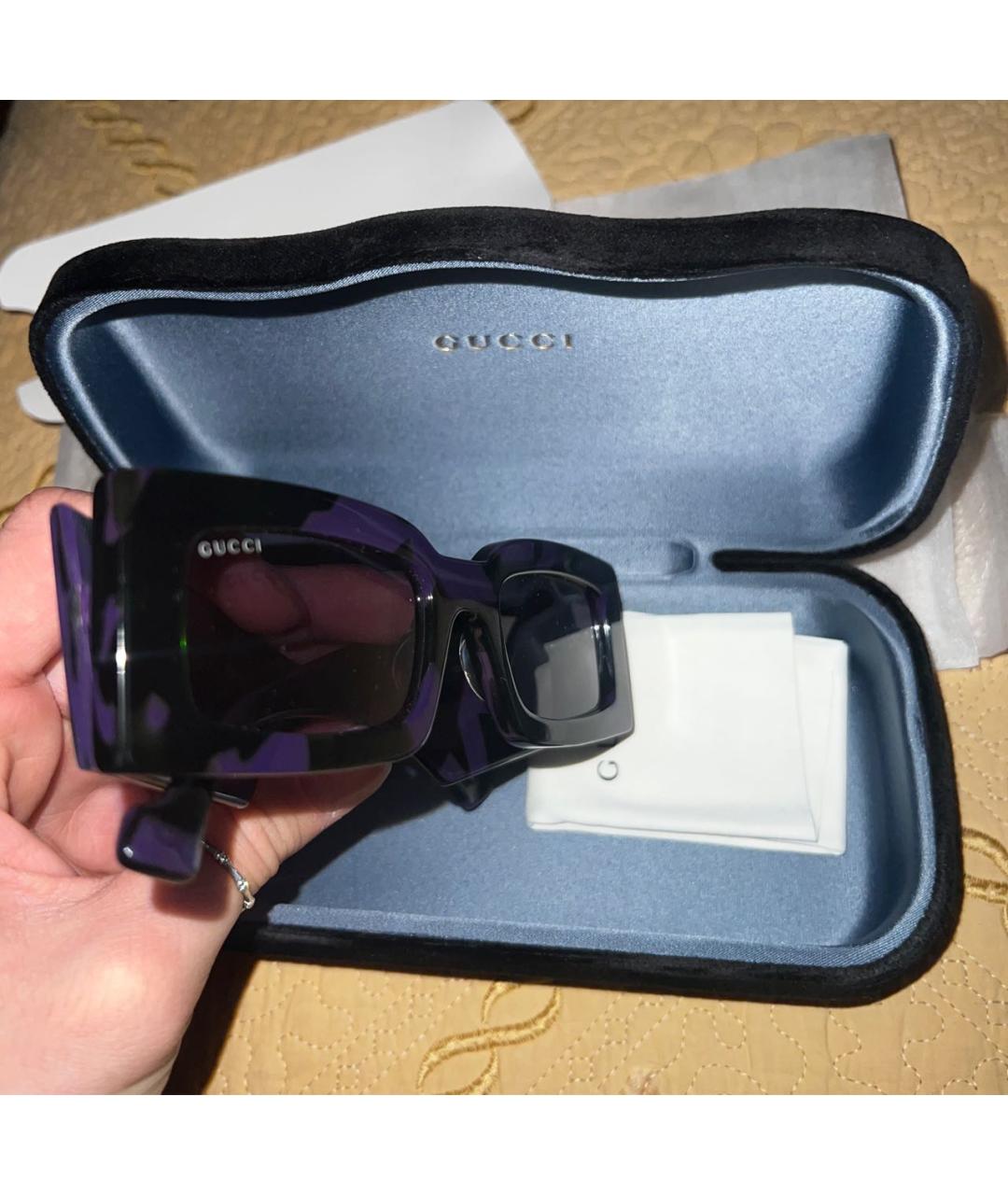 GUCCI Пластиковые солнцезащитные очки, фото 2