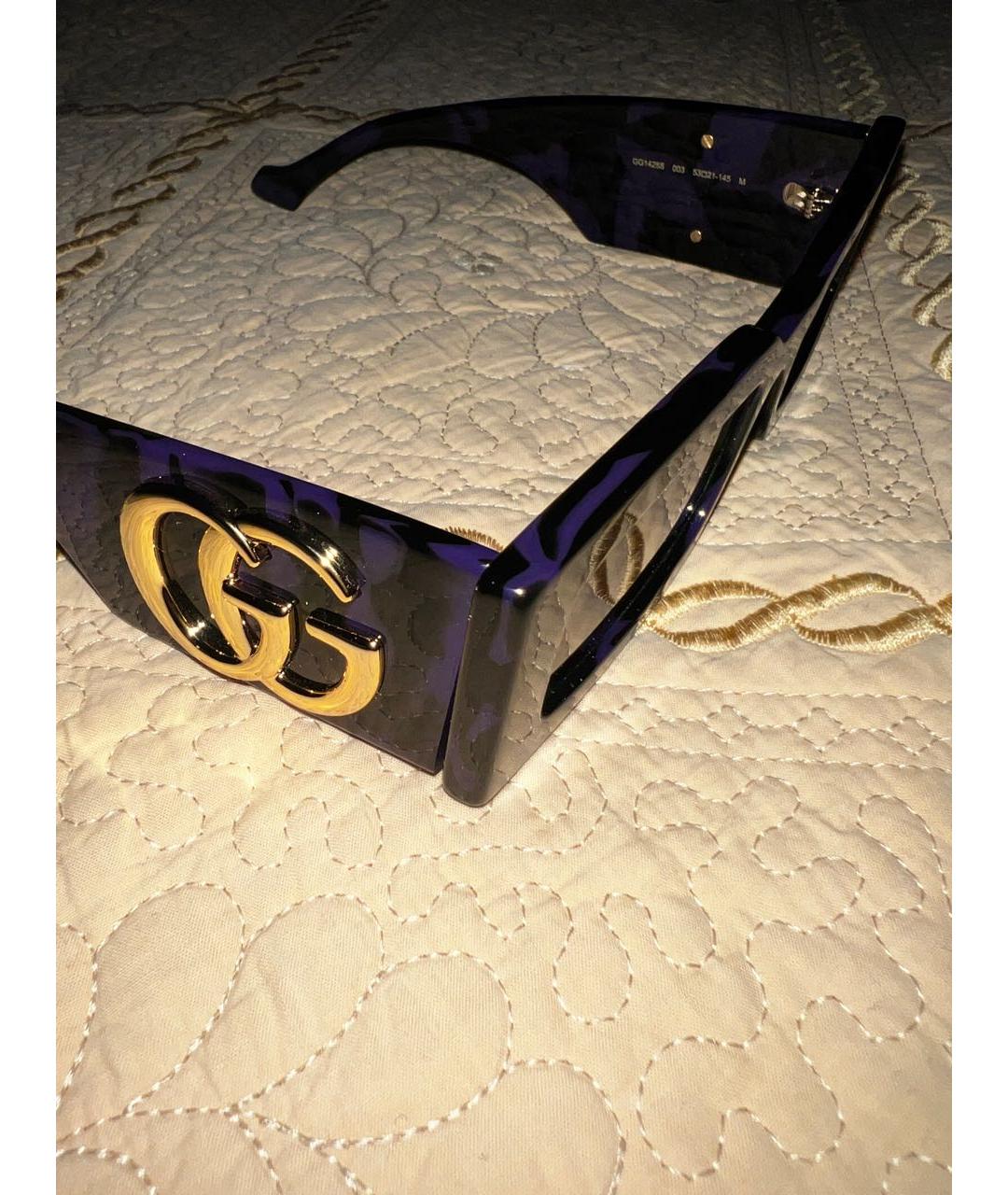 GUCCI Пластиковые солнцезащитные очки, фото 3