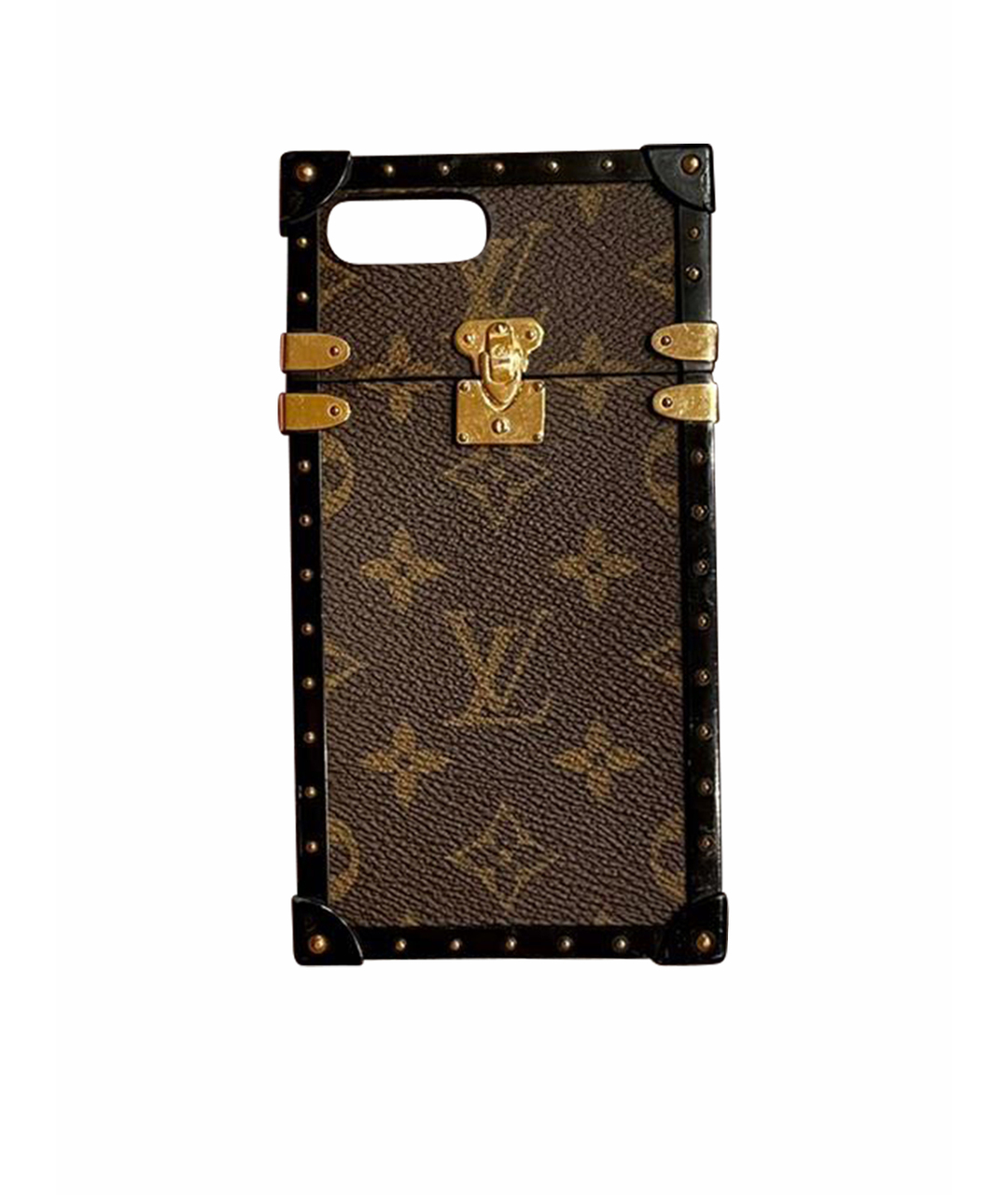 LOUIS VUITTON PRE-OWNED Коричневая сумка тоут из искусственной кожи, фото 1