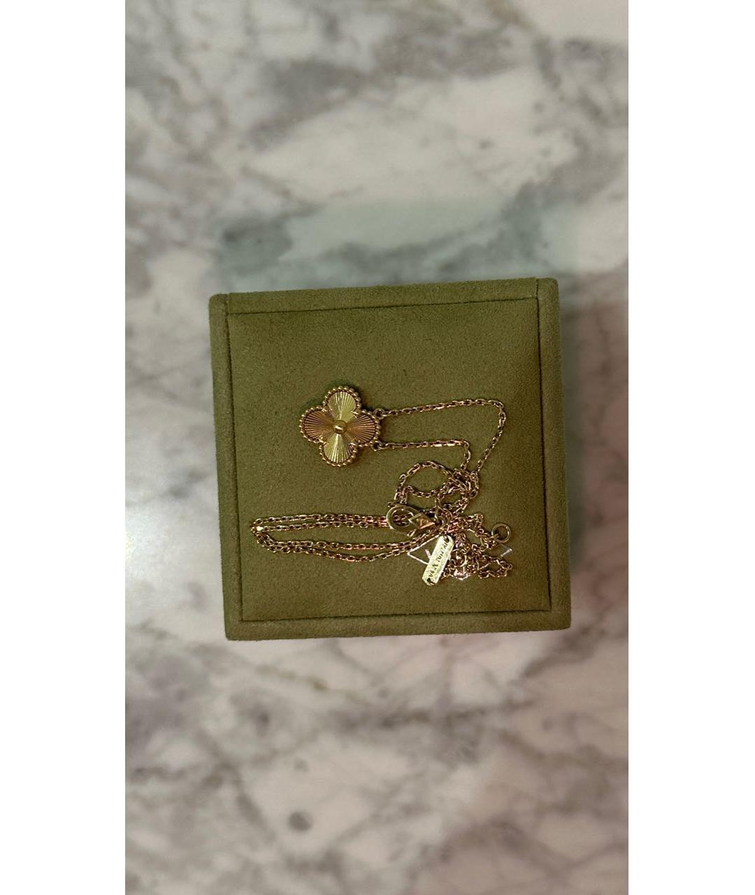 VAN CLEEF & ARPELS Золотое колье из желтого золота, фото 7