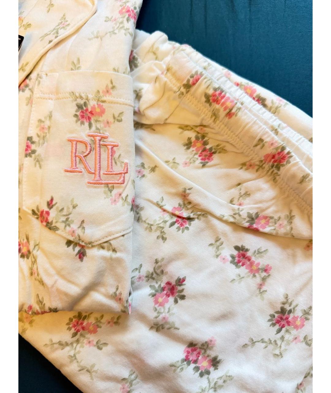 RALPH LAUREN Белая пижамы и сорочки, фото 8