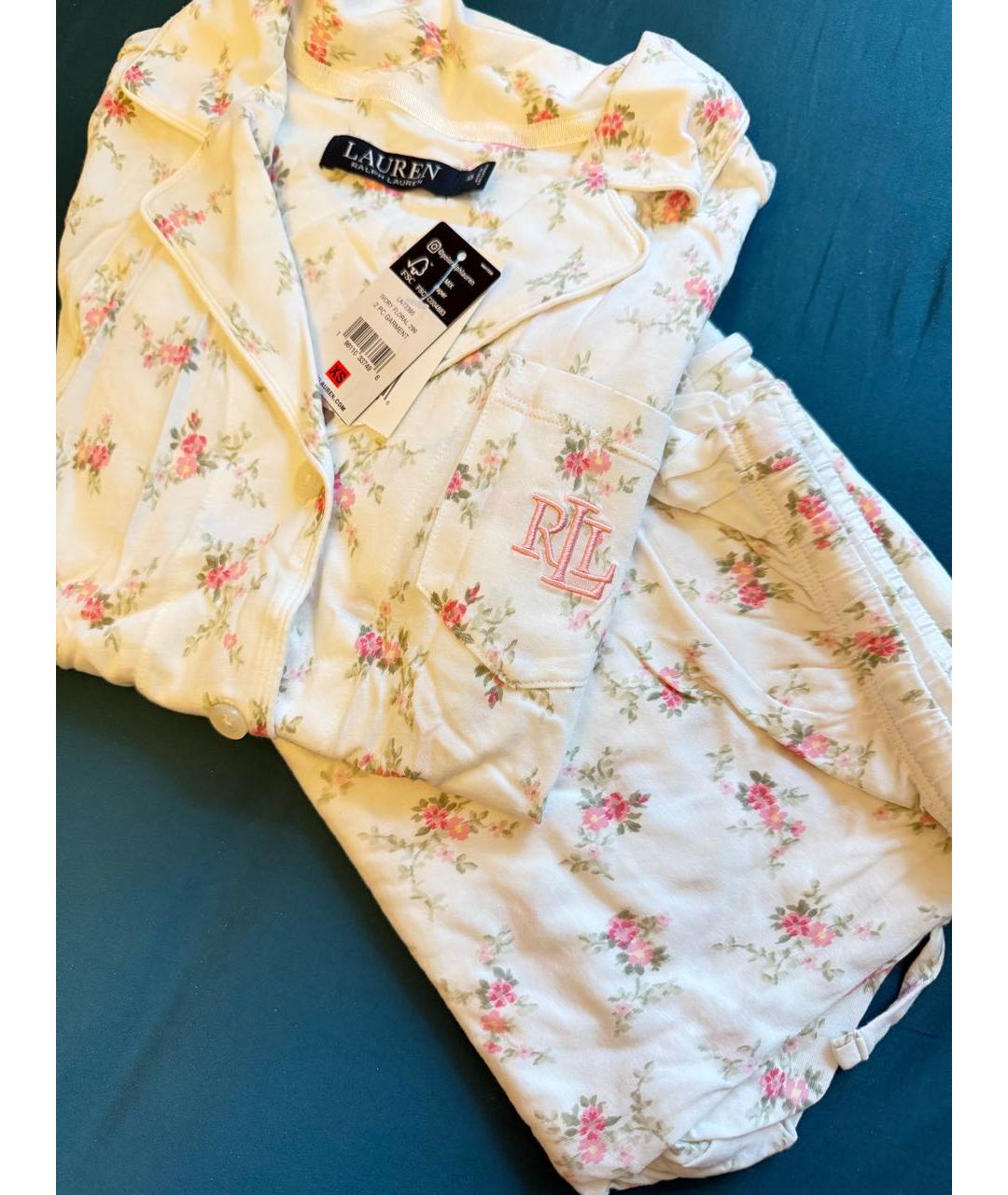 RALPH LAUREN Белая пижамы и сорочки, фото 7