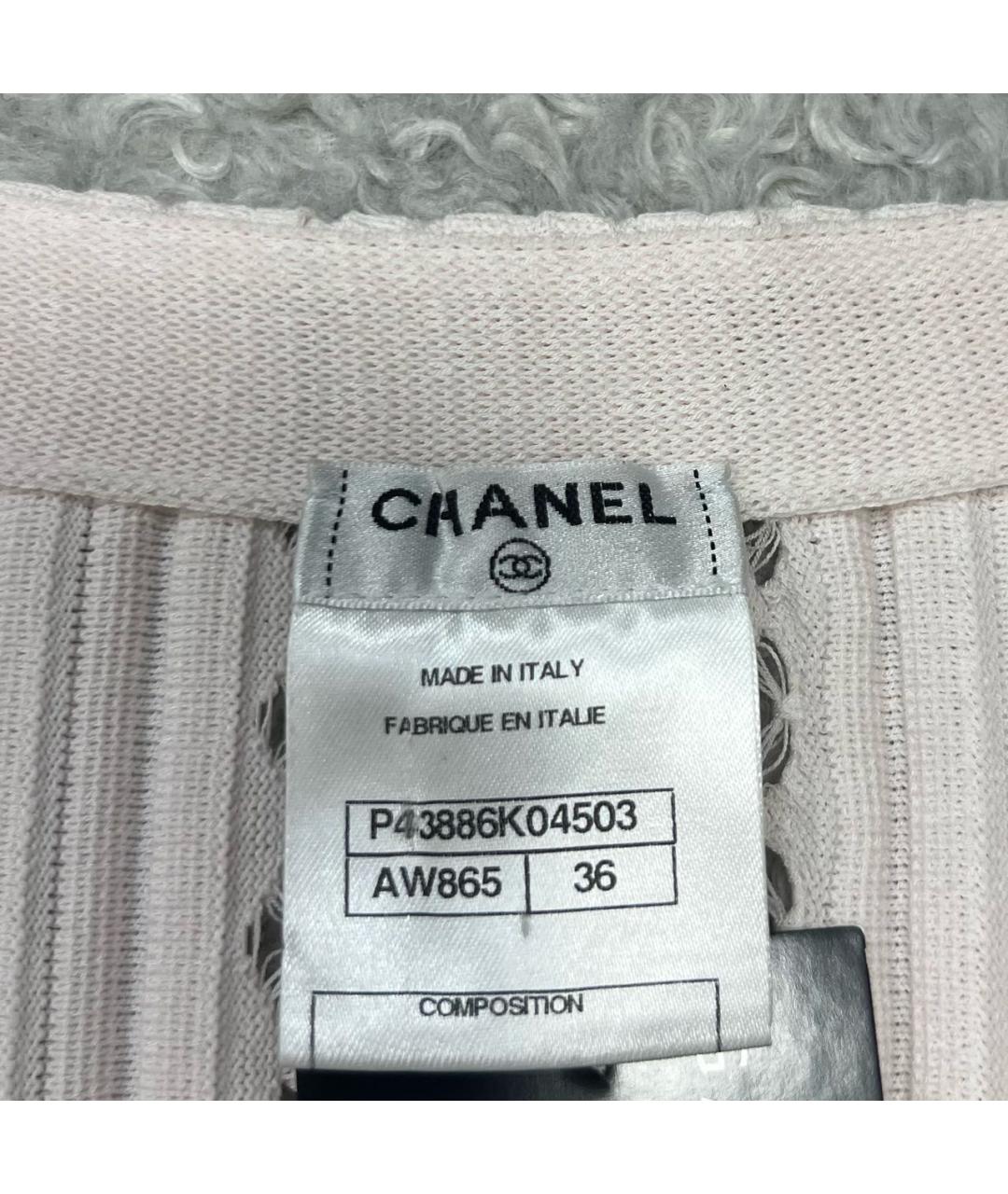 CHANEL Розовый кардиган, фото 3