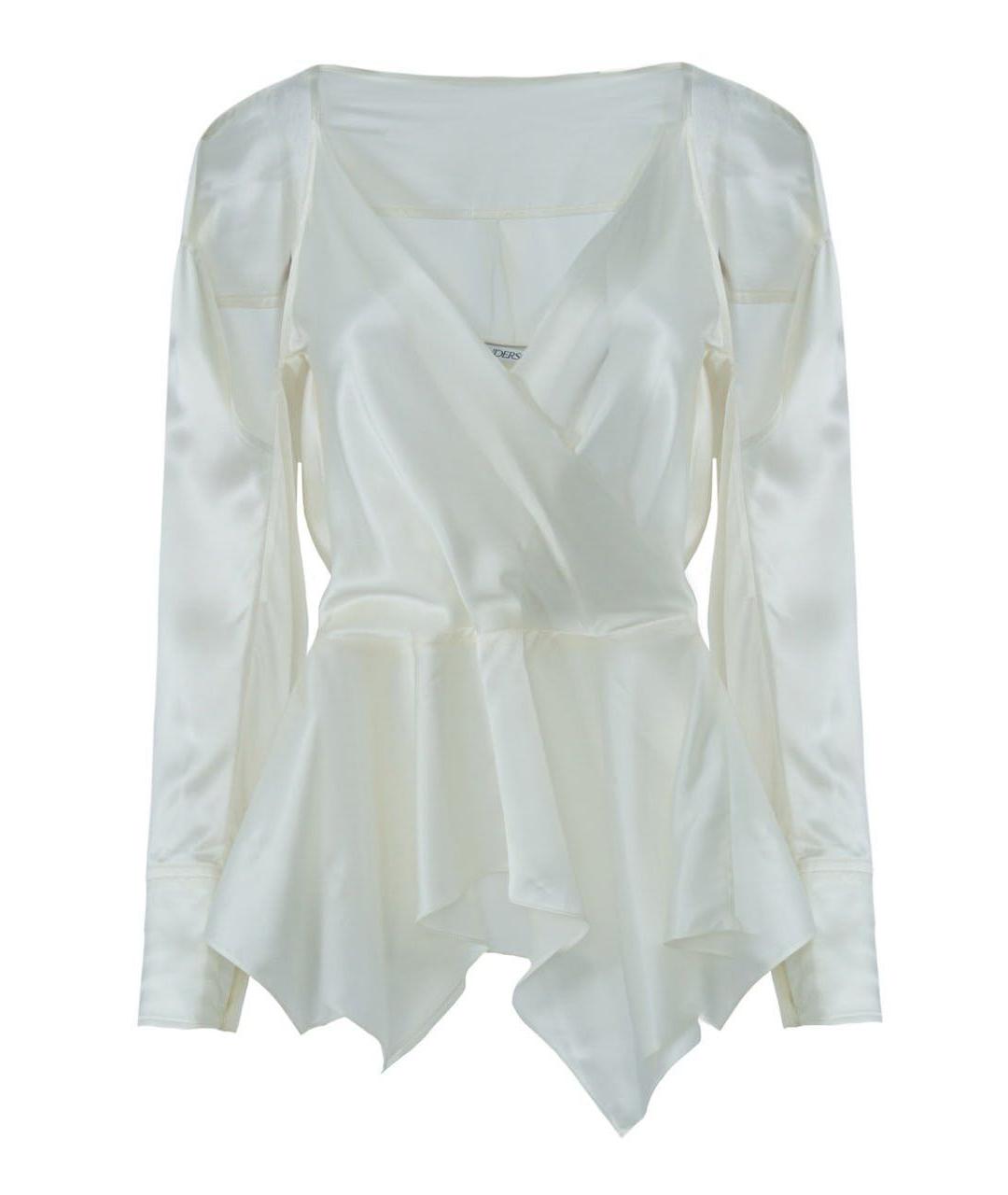 J.W.ANDERSON Белая вискозная блузы, фото 6