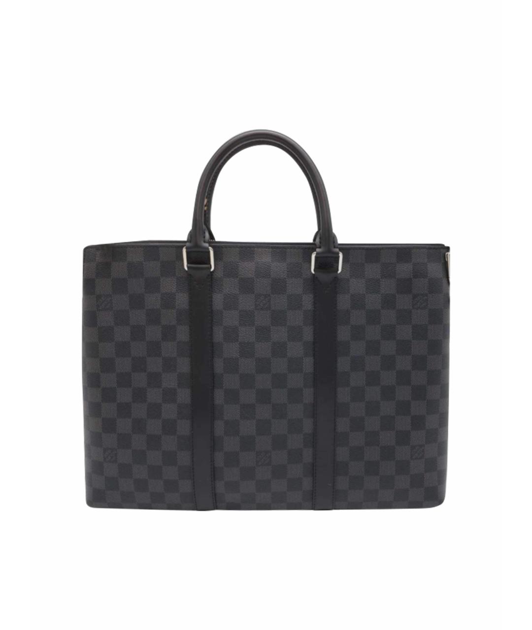 LOUIS VUITTON Черный портфель, фото 1