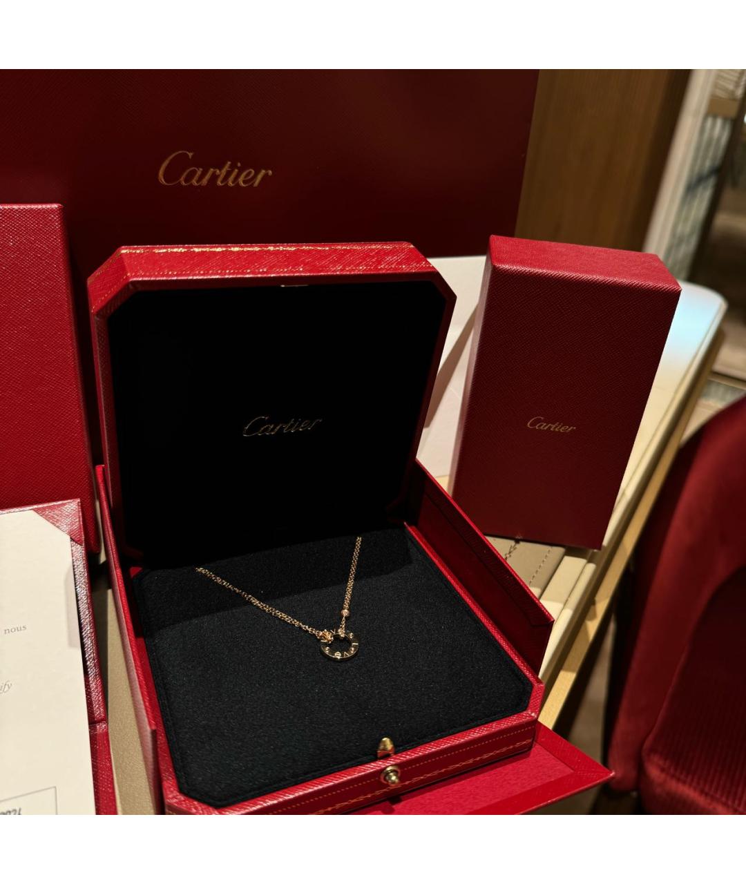 CARTIER Золотая подвеска из розового золота, фото 3