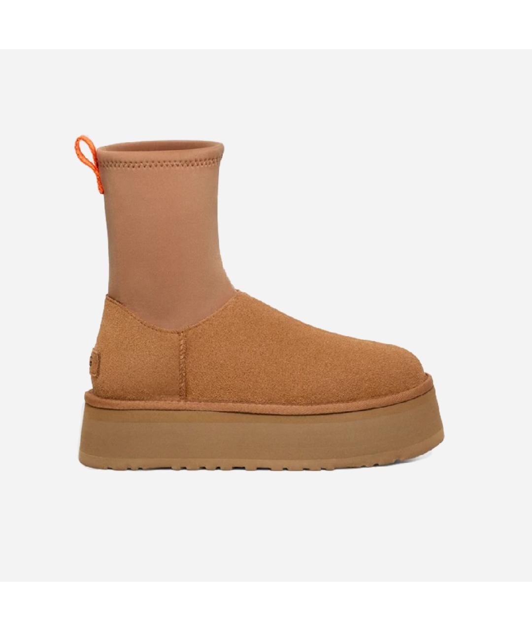 UGG AUSTRALIA Коричневые замшевые ботинки, фото 10