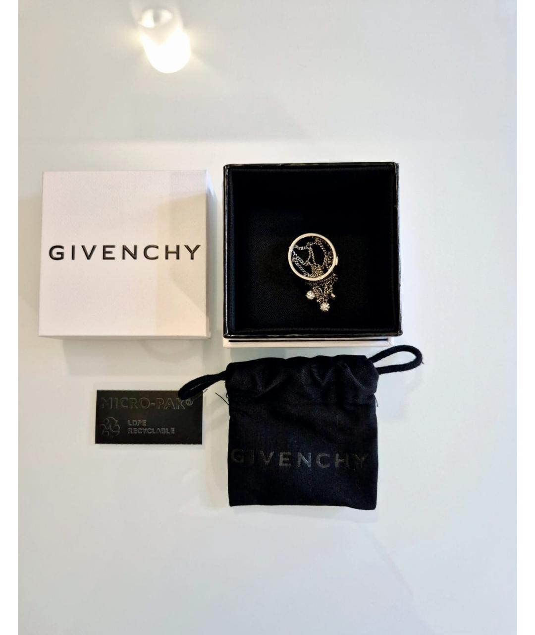 GIVENCHY Серебряное латунное кольцо, фото 3