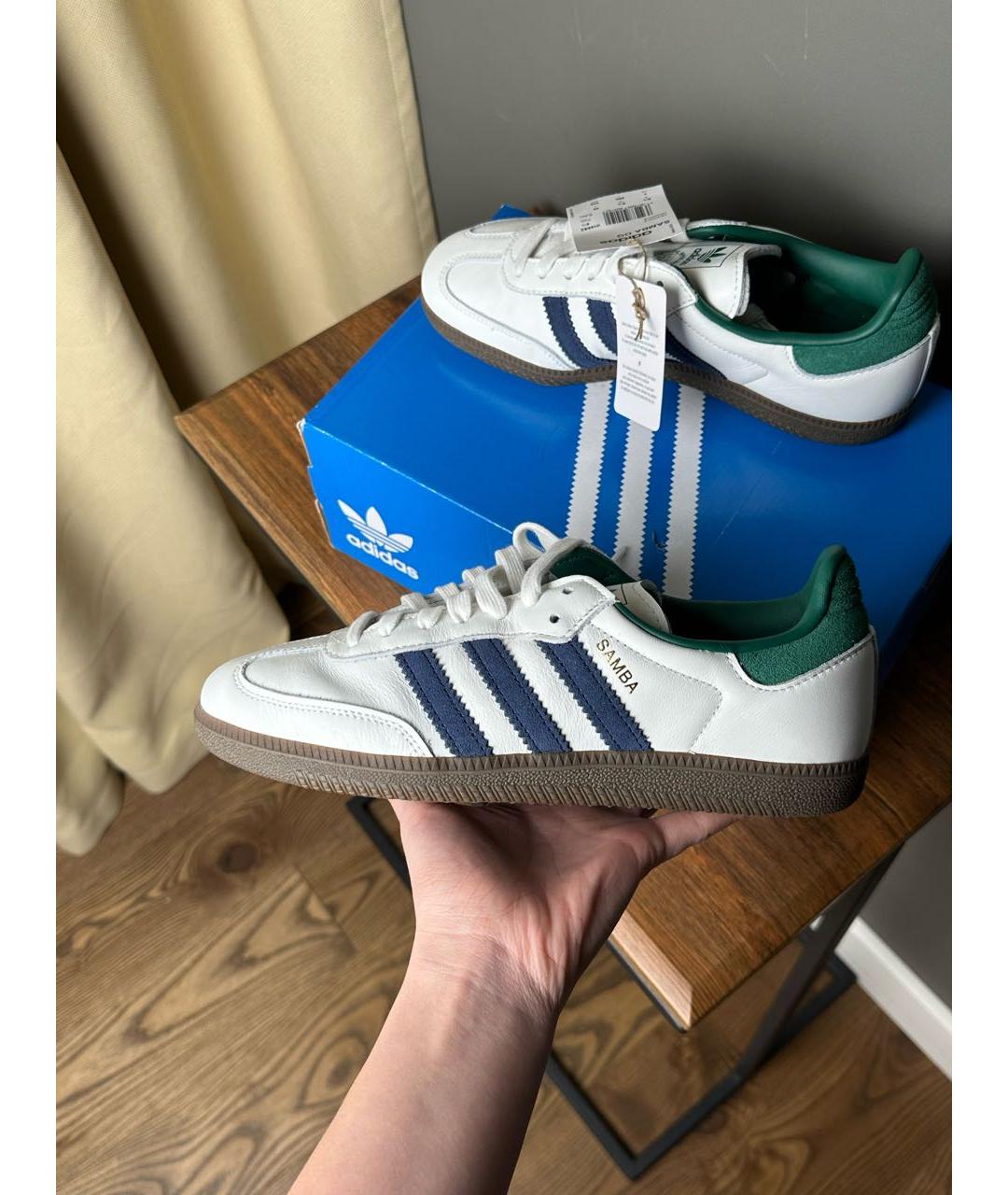 ADIDAS Белые кеды, фото 3