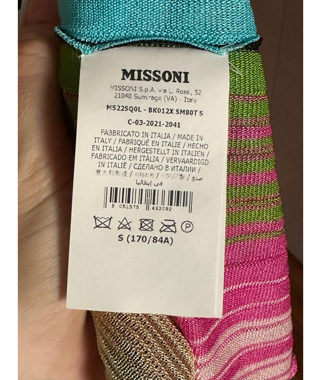 MISSONI Мульти вискозная блузы, фото 5