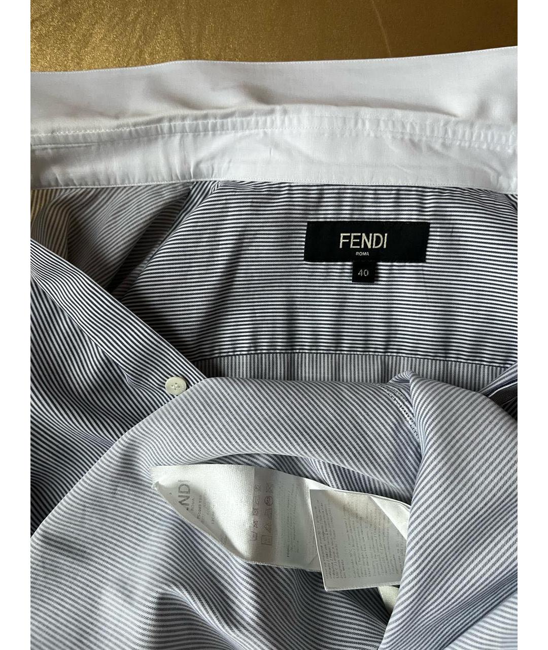 FENDI Серая кэжуал рубашка, фото 4