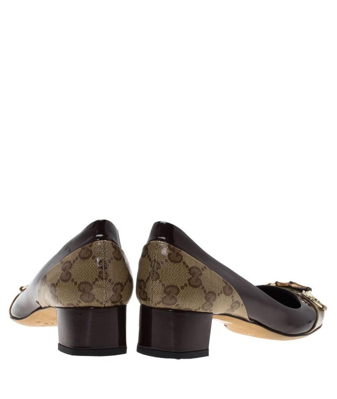GUCCI Коричневые балетки, фото 2