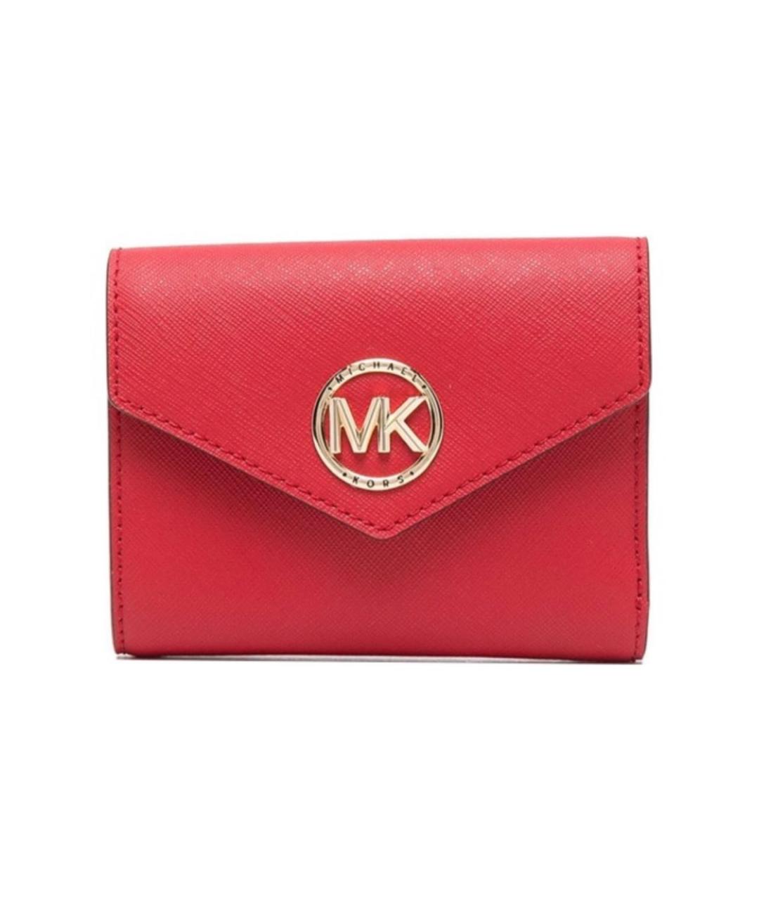 MICHAEL KORS Красный кожаный кошелек, фото 1