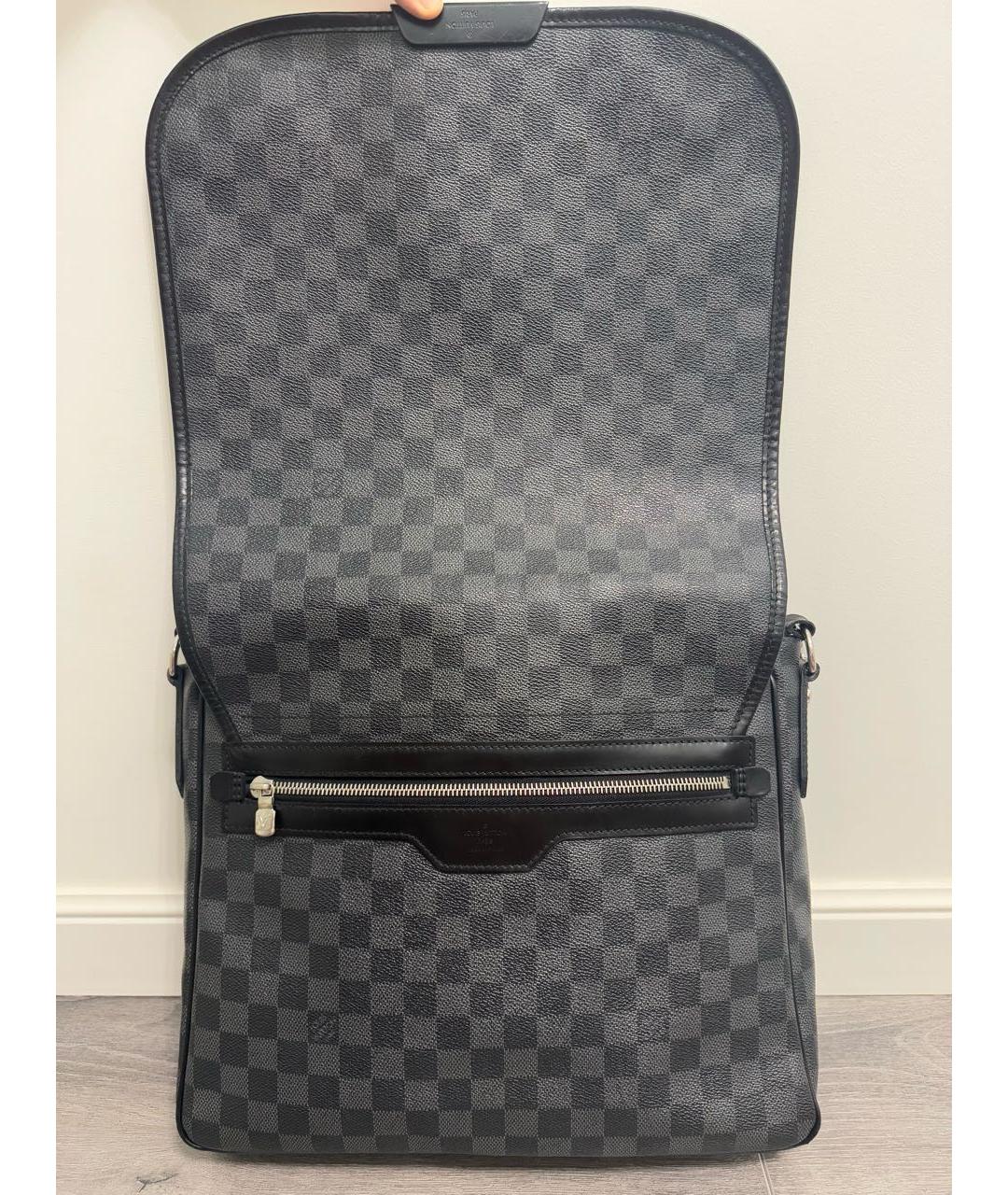 LOUIS VUITTON Черная сумка на плечо, фото 4