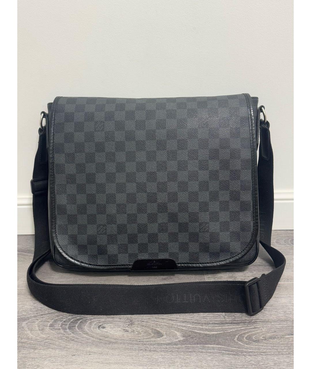 LOUIS VUITTON Черная сумка на плечо, фото 9