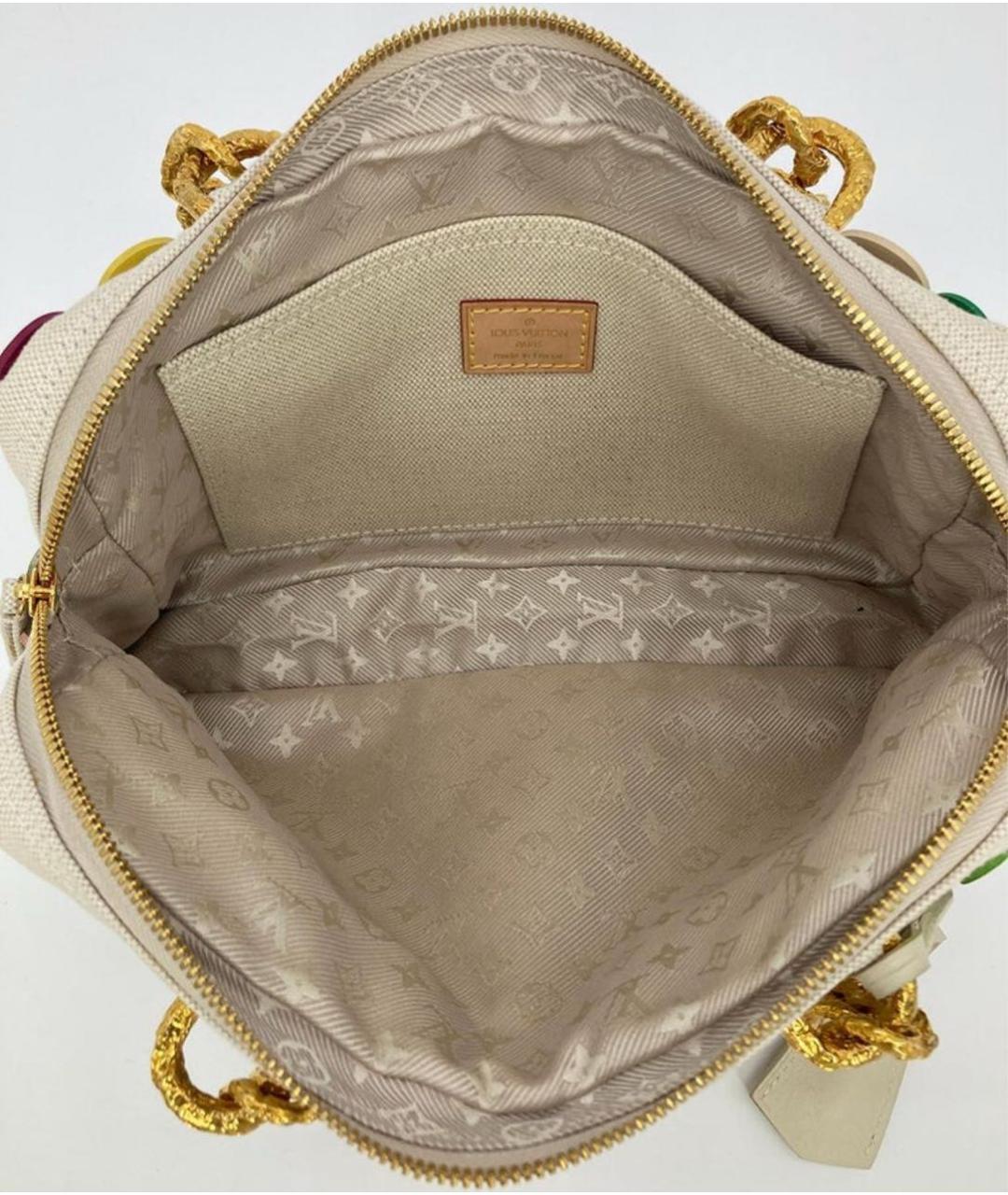 LOUIS VUITTON Мульти тканевая сумка с короткими ручками, фото 8