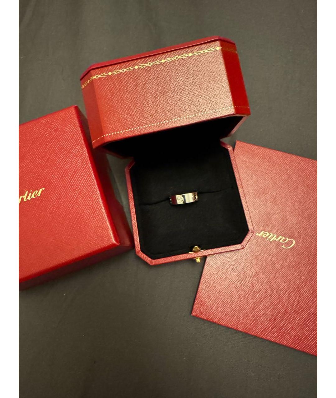 CARTIER Серебряное кольцо из белого золота, фото 3