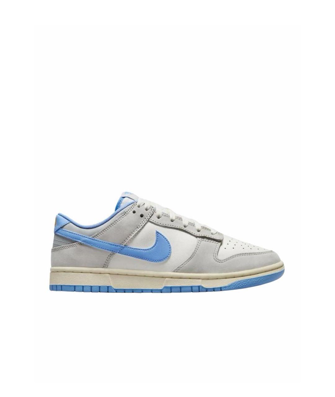 NIKE Голубые кожаные кроссовки, фото 7