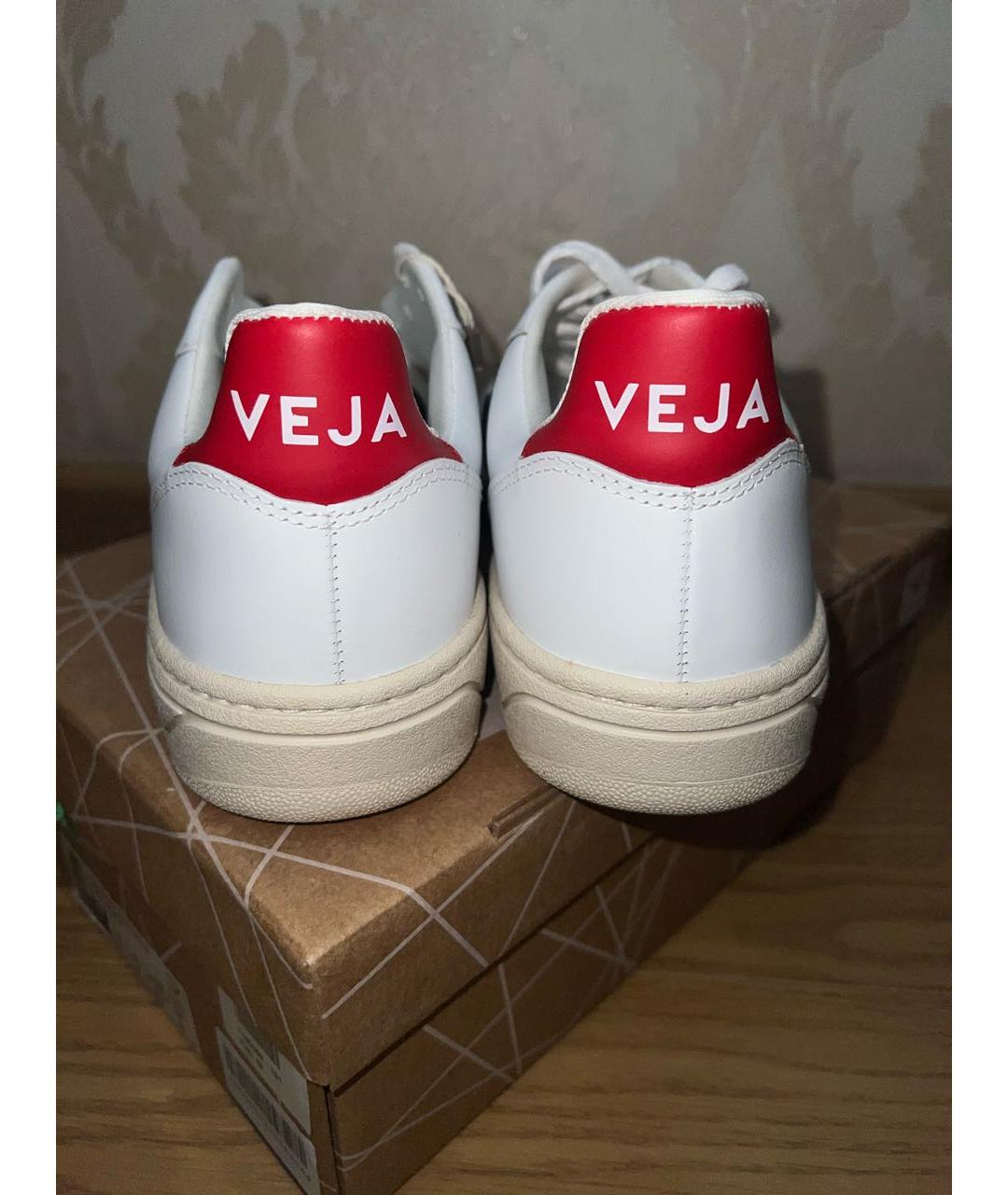 VEJA Белые кожаные кеды, фото 8