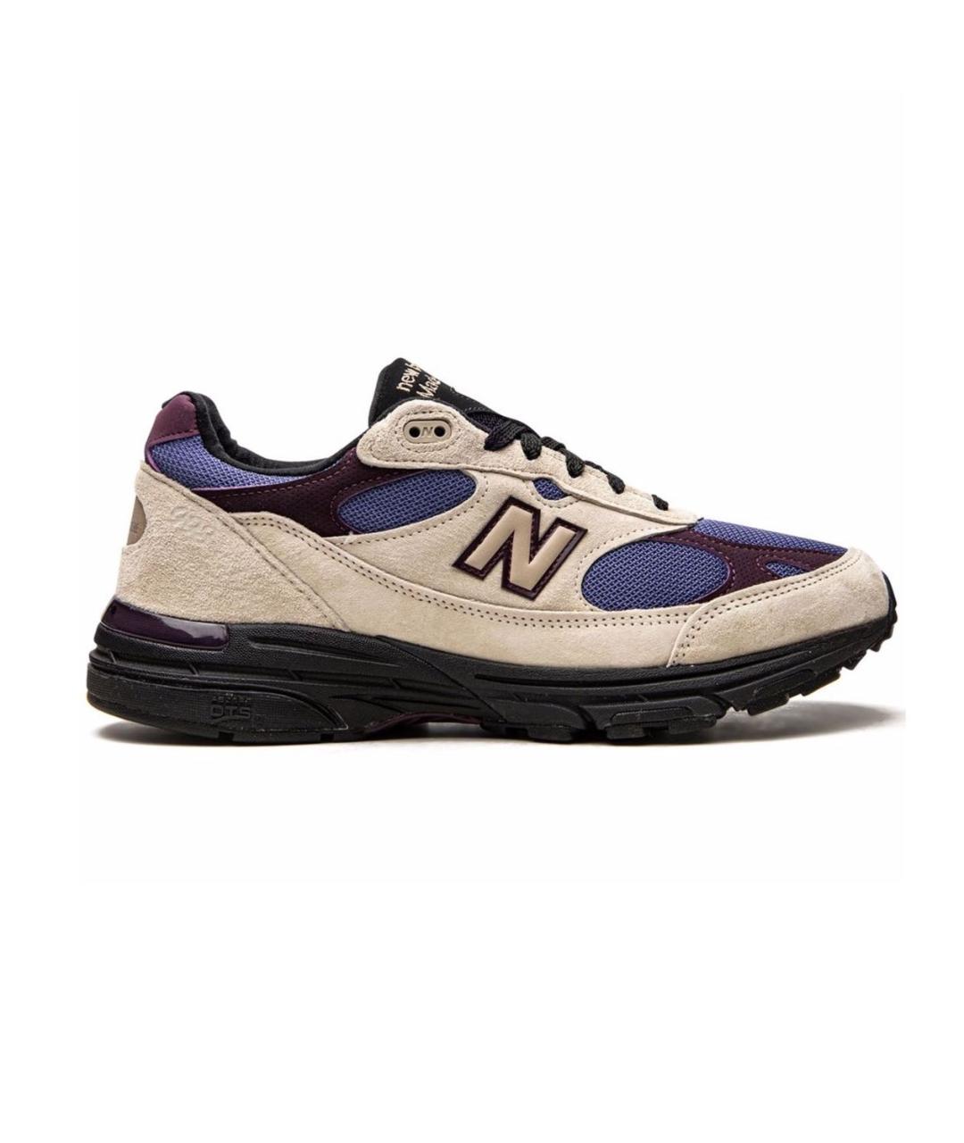 NEW BALANCE Бежевые замшевые кроссовки, фото 5