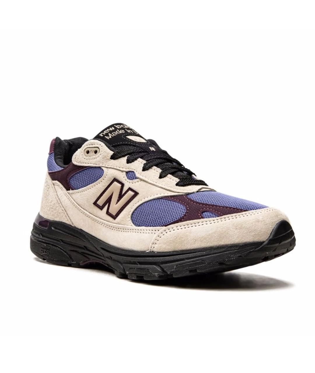 NEW BALANCE Бежевые замшевые кроссовки, фото 2