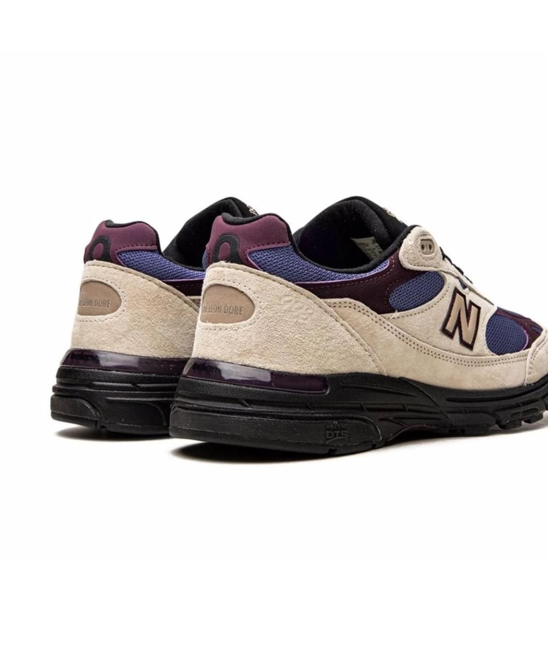 NEW BALANCE Бежевые замшевые кроссовки, фото 3