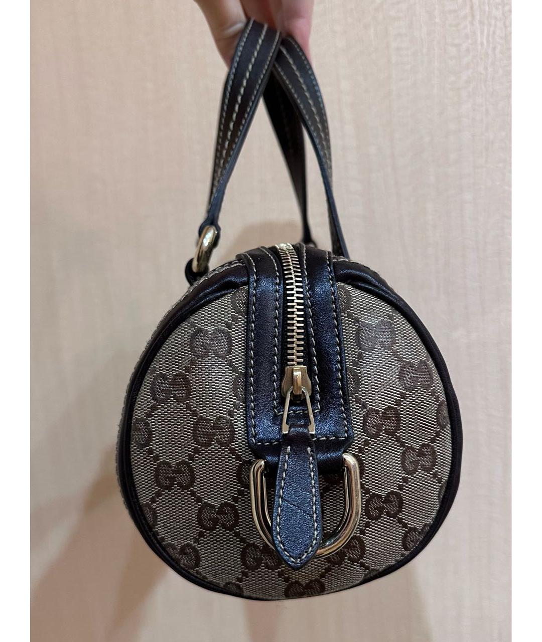 GUCCI Коричневая сумка с короткими ручками, фото 3