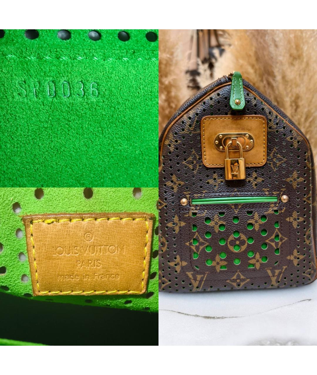 LOUIS VUITTON Коричневая сумка с короткими ручками, фото 6