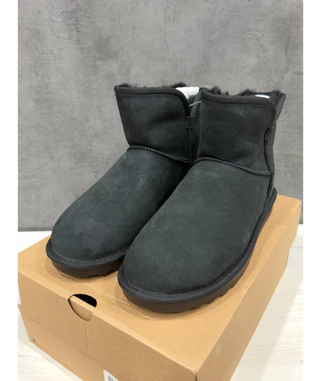 UGG AUSTRALIA Черные ботинки, фото 3