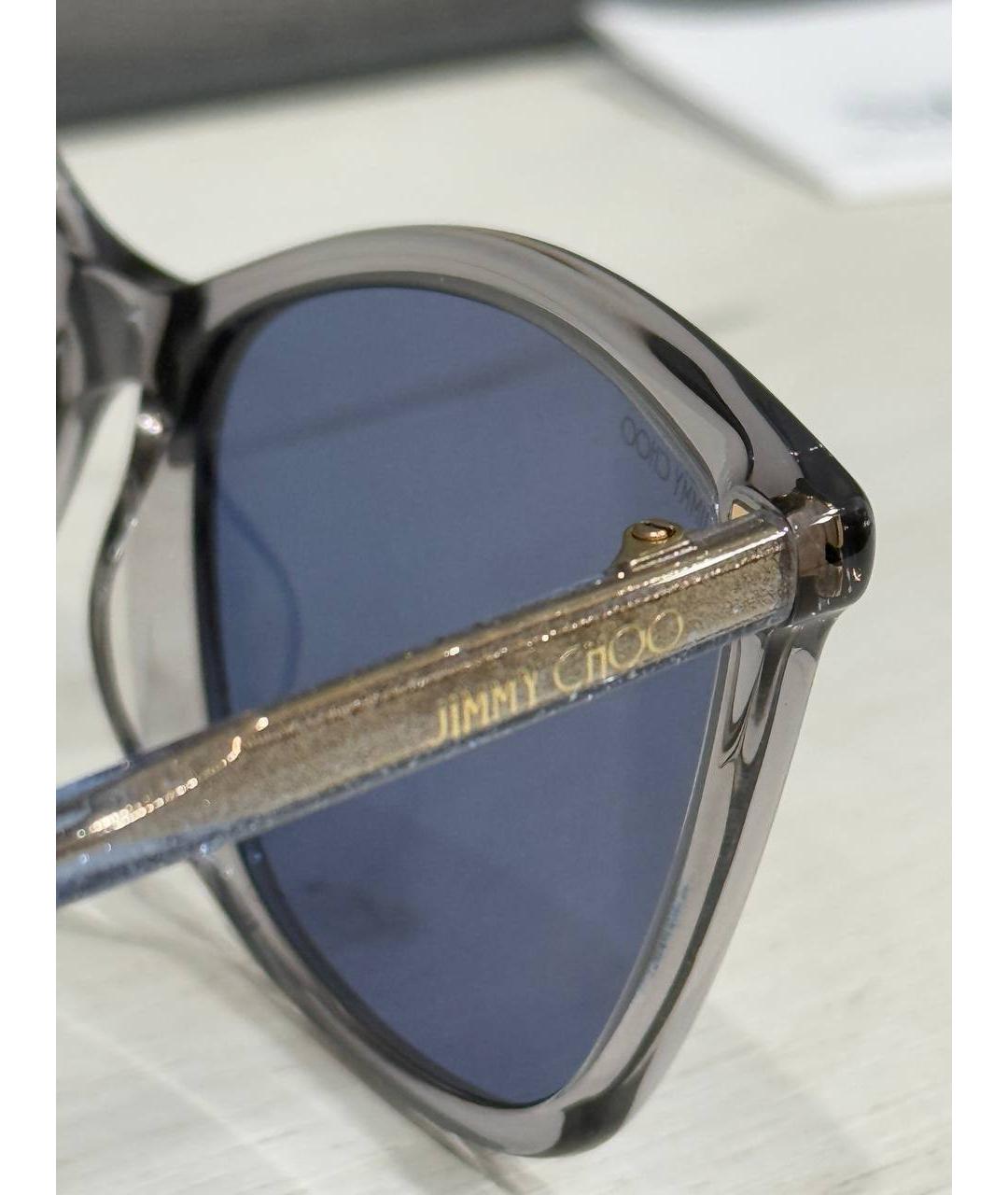 JIMMY CHOO Белые солнцезащитные очки, фото 5