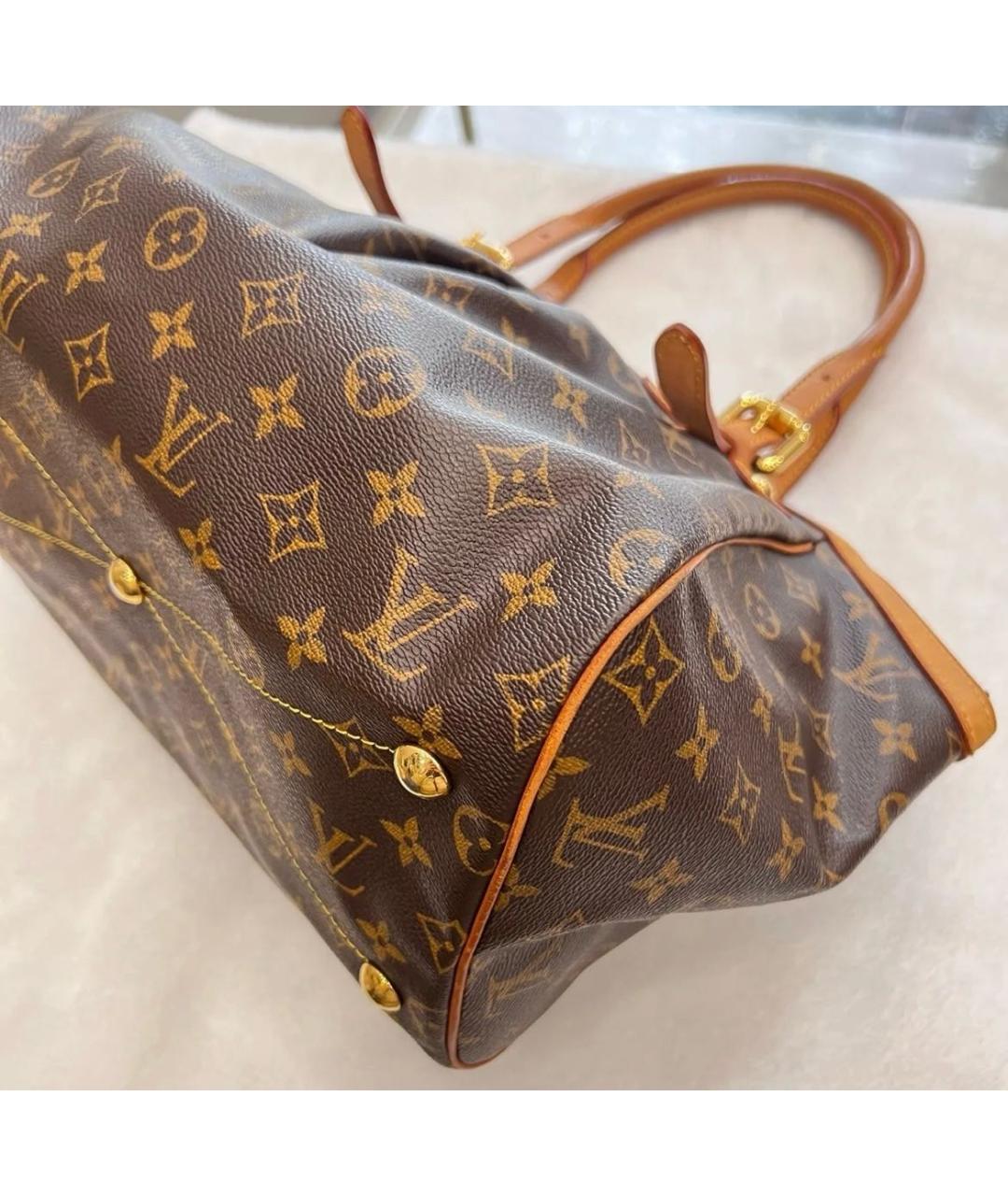 LOUIS VUITTON Коричневая сумка тоут, фото 4