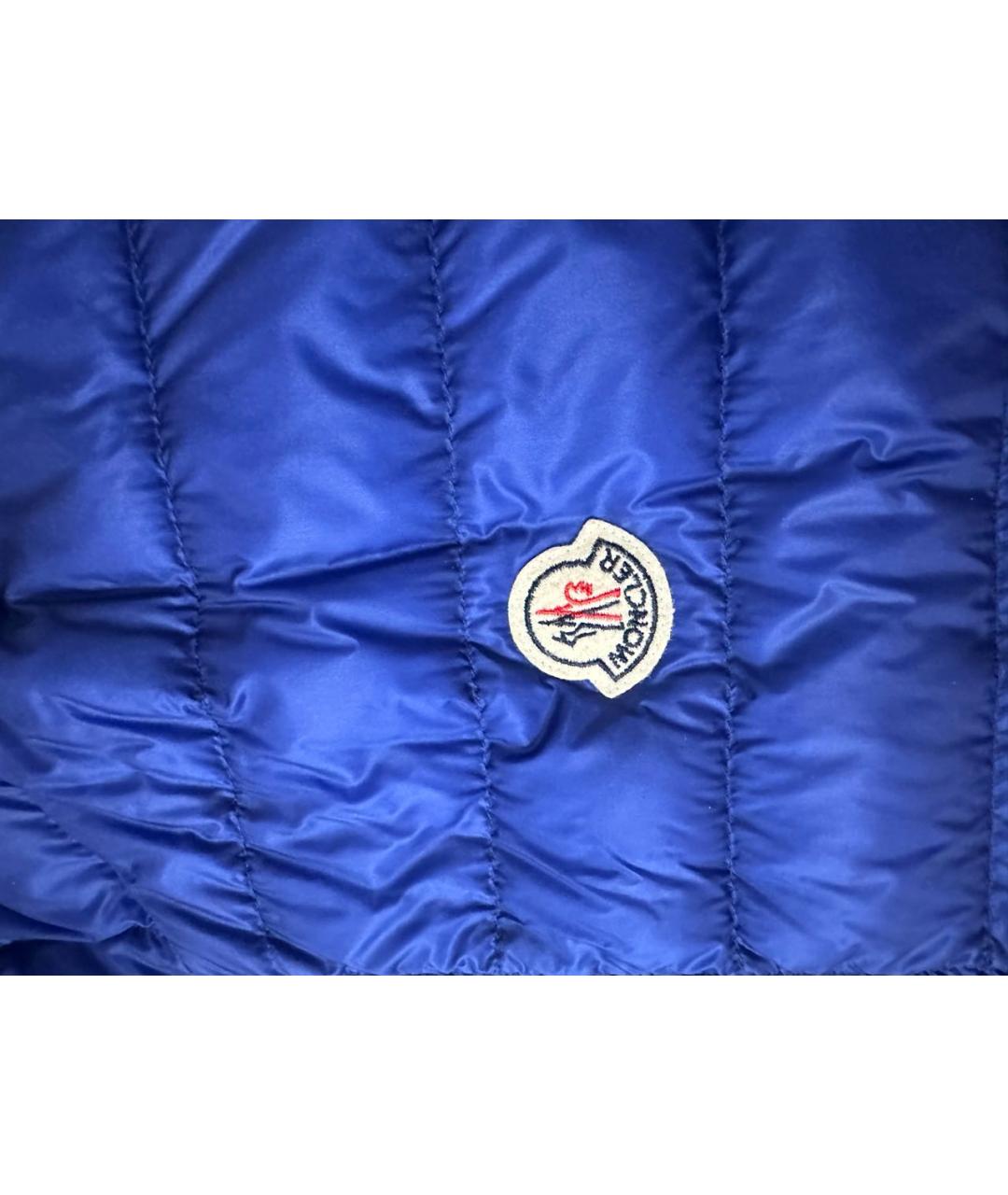 MONCLER Синий жилет, фото 7