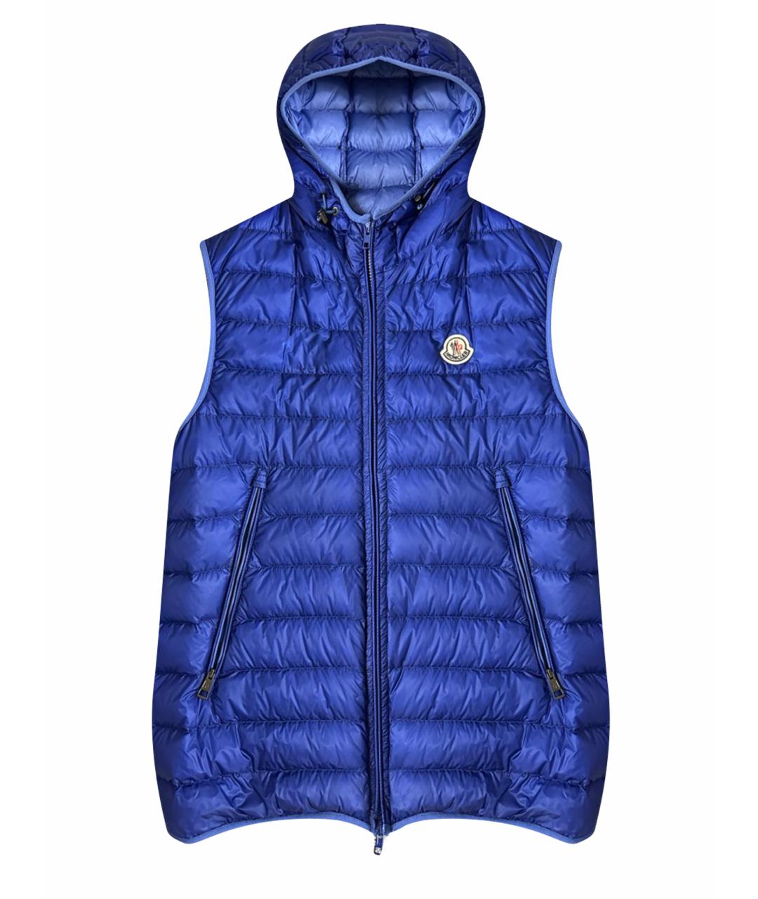 MONCLER Синий жилет, фото 1