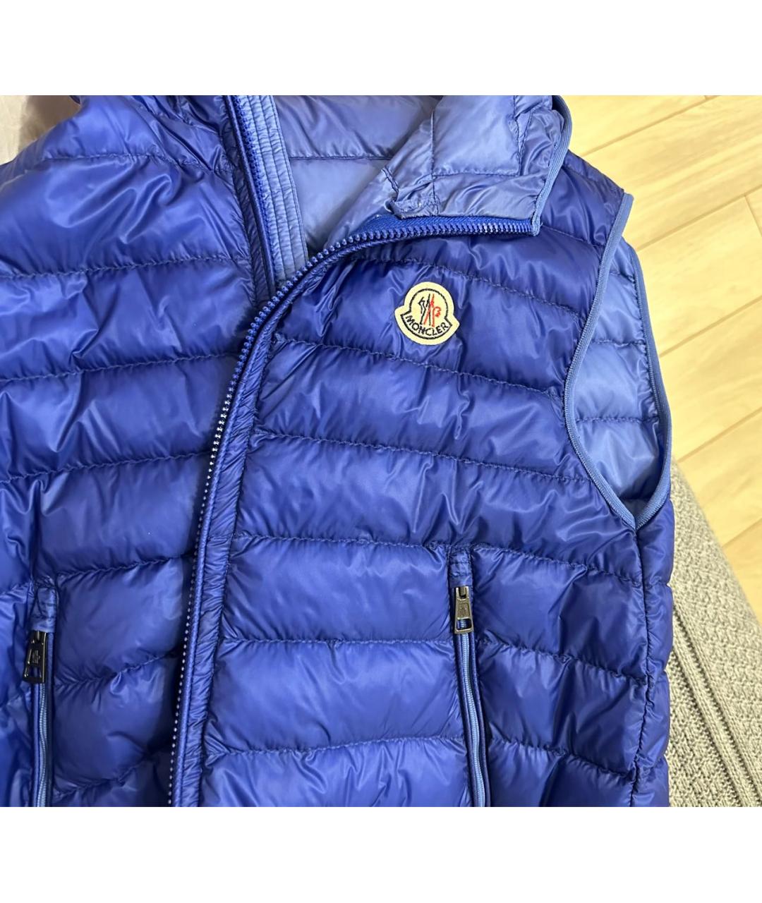 MONCLER Синий жилет, фото 3