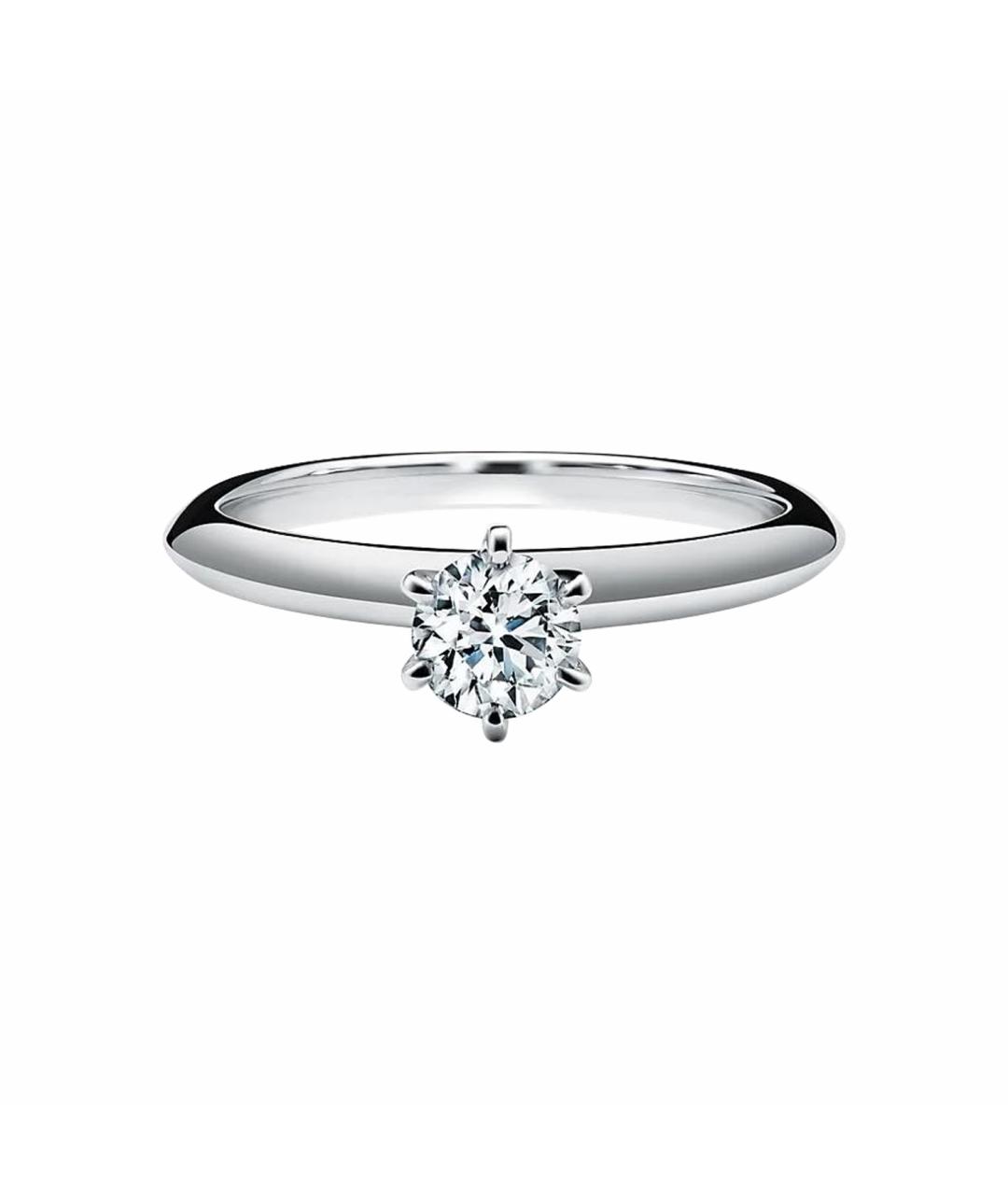 TIFFANY&CO Серебряное платиновое кольцо, фото 1