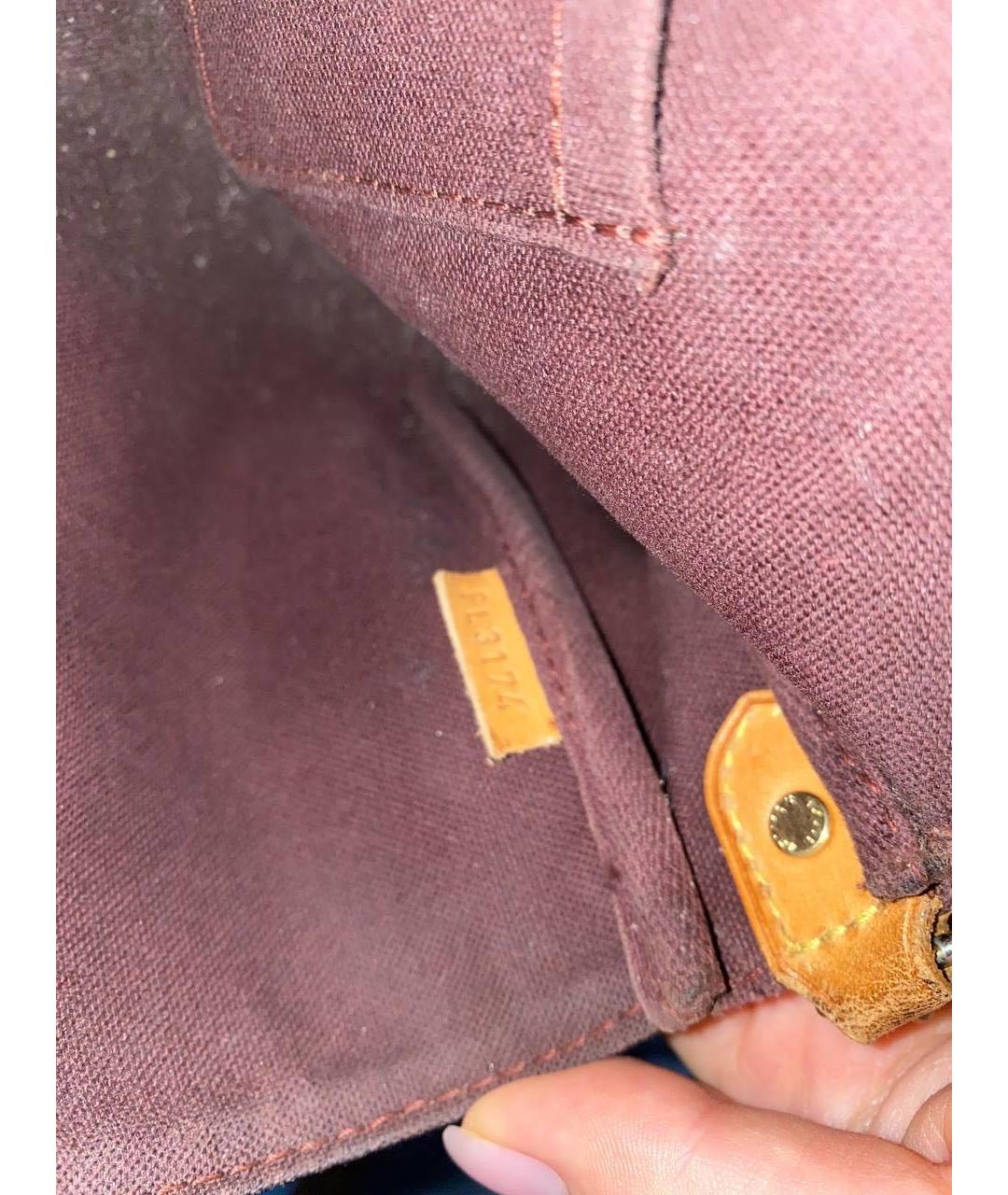 LOUIS VUITTON Коричневая сумка через плечо, фото 4
