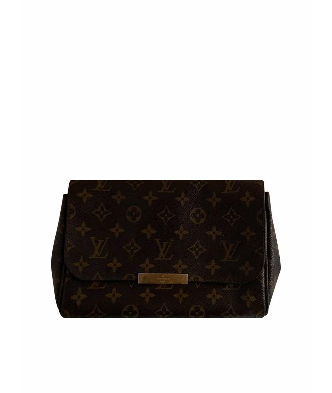 LOUIS VUITTON Коричневая сумка через плечо, фото 1