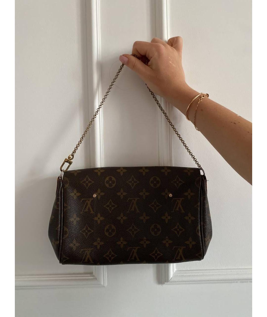 LOUIS VUITTON Коричневая сумка через плечо, фото 3