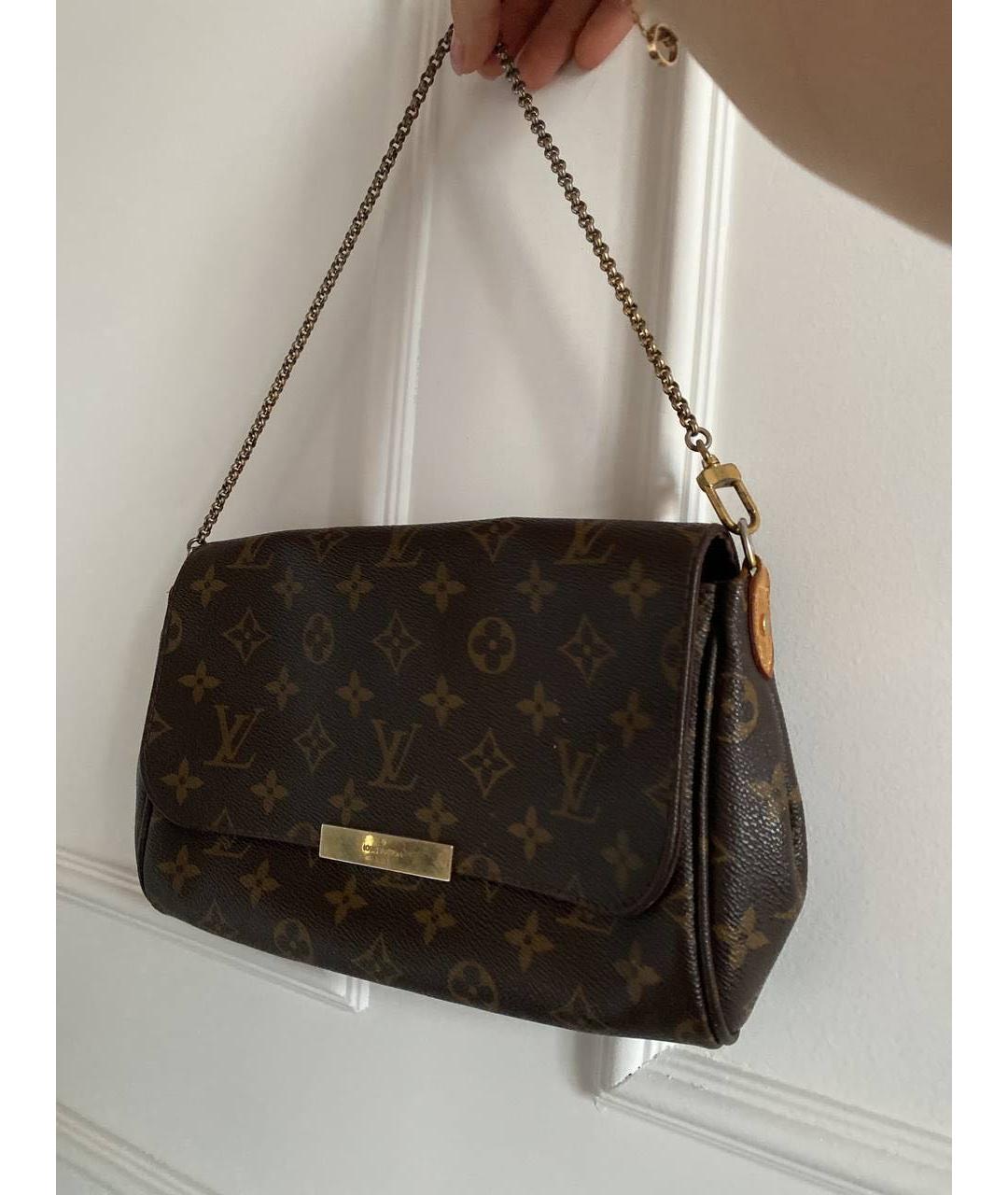 LOUIS VUITTON Коричневая сумка через плечо, фото 2