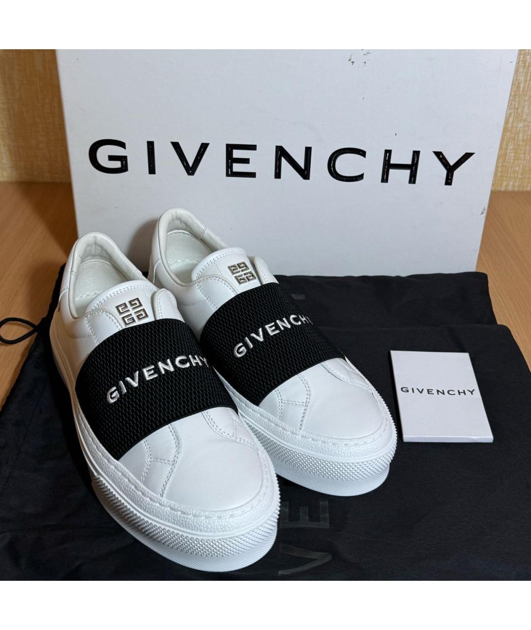 GIVENCHY Белые кожаные кеды, фото 5