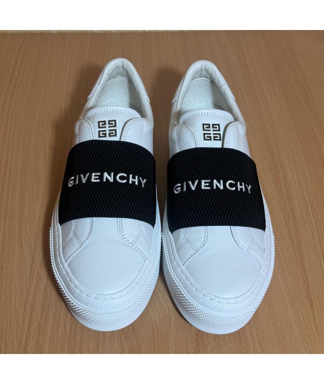 GIVENCHY Белые кожаные кеды, фото 2