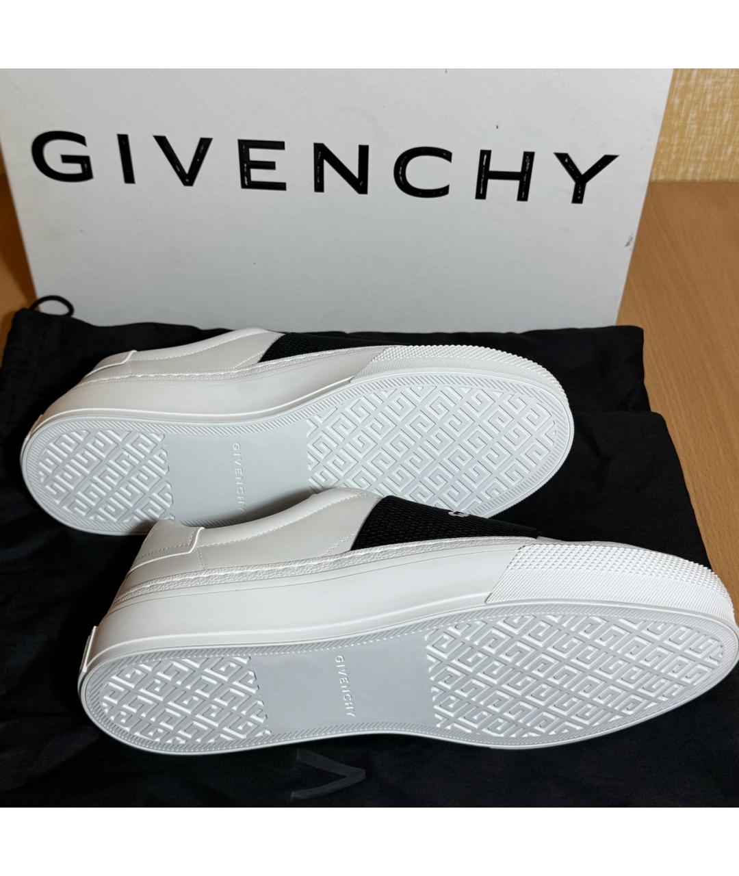 GIVENCHY Белые кожаные кеды, фото 6