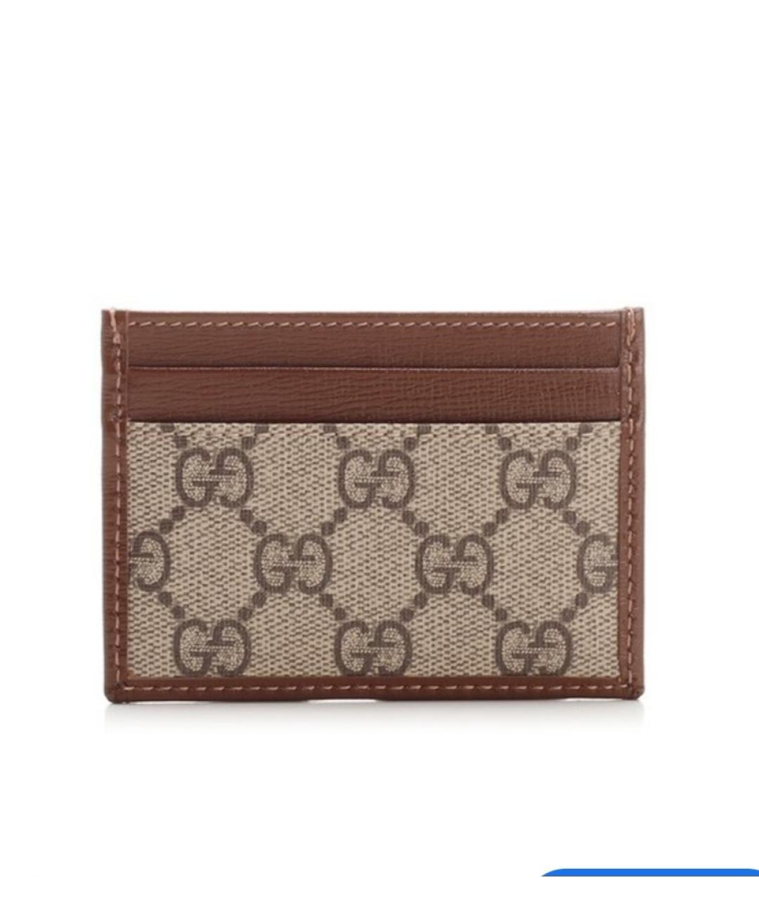 GUCCI Коричневый кардхолдер, фото 5